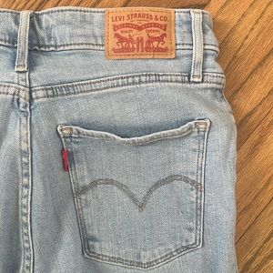Levi’s skinny light blue jeans